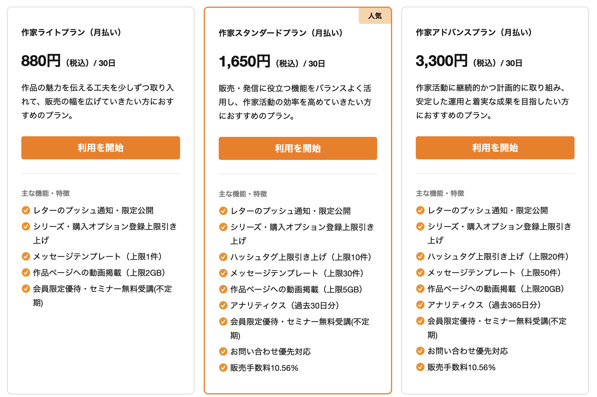 minne PLUSのお申し込み方法 – minne ヘルプとガイド